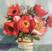 Peinture Form in bloom par Bond Tetiana | Tableau Figuratif Huile