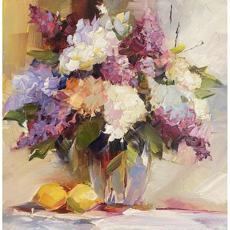 Peinture Botanical sonata par Bond Tetiana | Tableau Figuratif Huile