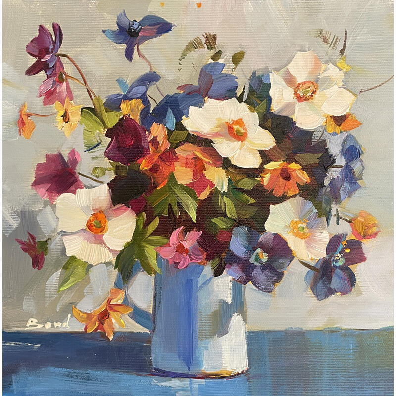 Peinture The matter of bloom par Bond Tetiana | Tableau Figuratif Huile