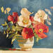 Peinture Floral manifesto par Bond Tetiana | Tableau Figuratif Huile
