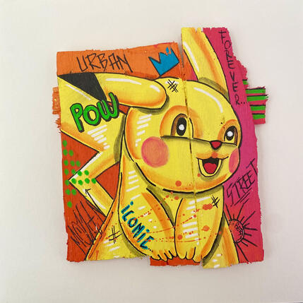 Painting C'est moi by Molla Nathalie  | Painting Pop-art Acrylic, Posca Pop icons