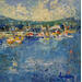 Painting Méditerranée by Vaudron | Painting Figurative