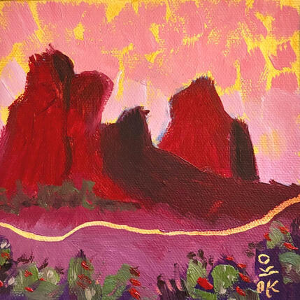 Painting Raven  by O'Donnell Karen | Painting Impressionism Oil Landscapes