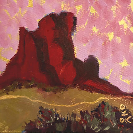 Painting Watchful  by O'Donnell Karen | Painting Impressionism Oil Landscapes