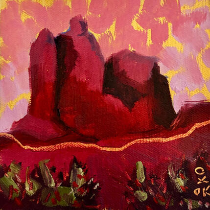 Painting Sundae Scoop   by O'Donnell Karen | Painting Impressionism Oil Landscapes