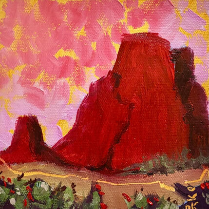 Painting Slabs by O'Donnell Karen | Painting Impressionism Oil Landscapes