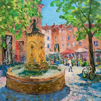 Peinture Entre ombre et lumière par Arkady | Tableau