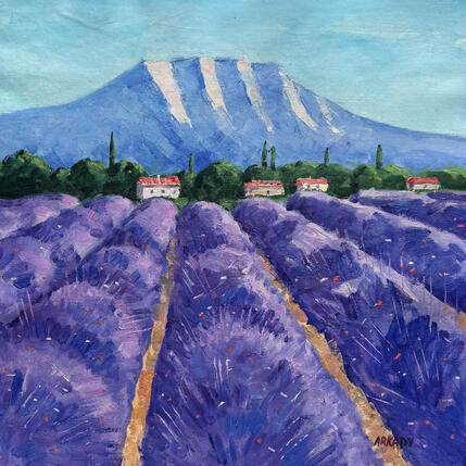 Painting La montagne est Sainte-Victoire by Arkady | Painting