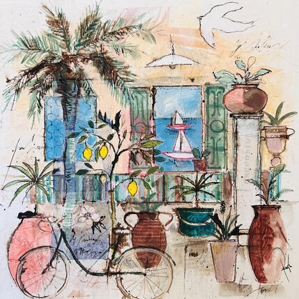 Painting Toutes voiles dehors by Colombo Cécile | Painting
