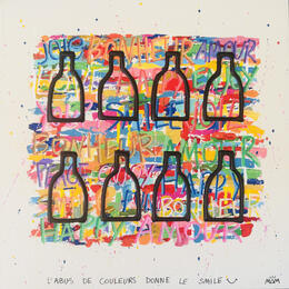 Gemälde SMILE von Mam | Gemälde