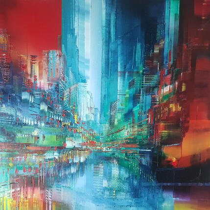 Painting Dynamo by Levesque Emmanuelle | Painting