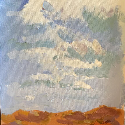 Painting Desert Colors by Carrillo Cindy  | Painting Figurative Oil Landscapes