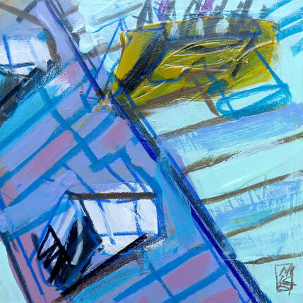 Gemälde À l'étage von Anicet Olivier | Gemälde