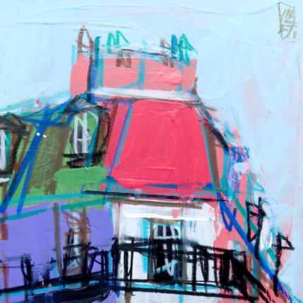 Gemälde Au 5 èmes quelques notes de musiques von Anicet Olivier | Gemälde