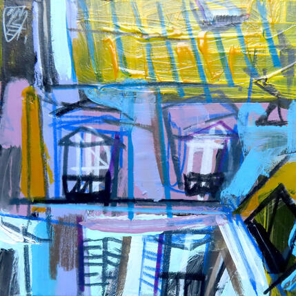 Gemälde Au dernier le son d'un piano von Anicet Olivier | Gemälde