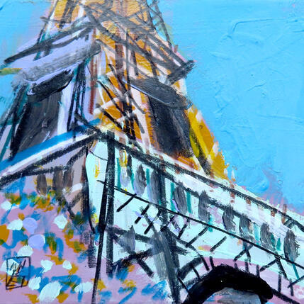 Gemälde Dans un jardin couvvert de fleurs von Anicet Olivier | Gemälde