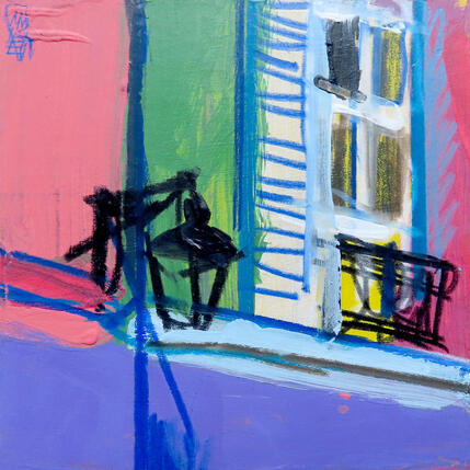 Gemälde Entrer dans le silence (part 2) von Anicet Olivier | Gemälde