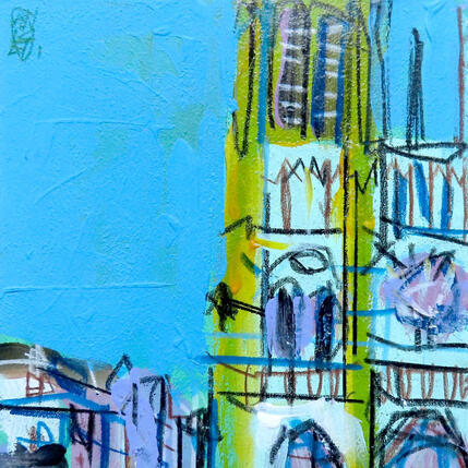 Gemälde Les rencontres faconnent les projets (par 2) von Anicet Olivier | Gemälde