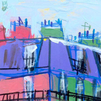 Gemälde Puis vient le printemps von Anicet Olivier | Gemälde