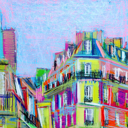 Gemälde Au rythme des déménagements part 2 von Anicet Olivier | Gemälde