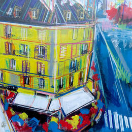 Peinture Ici tous dansent par Anicet Olivier | Tableau