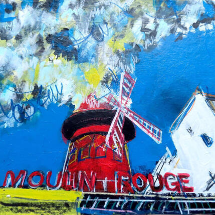 Gemälde Pigalle, Blanche, Paris  von Anicet Olivier | Gemälde