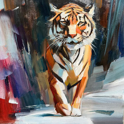 Peinture Dynamics of silence par Bond Tetiana | Tableau Figuratif Huile