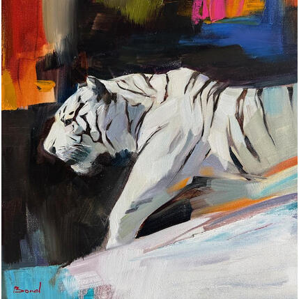 Peinture Edge of light and shadow  par Bond Tetiana | Tableau Figuratif Huile