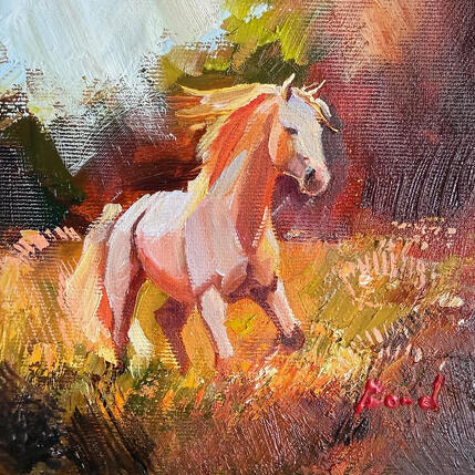 Painting Fragments of a summer dream by Bond Tetiana | Painting Figurative Oil