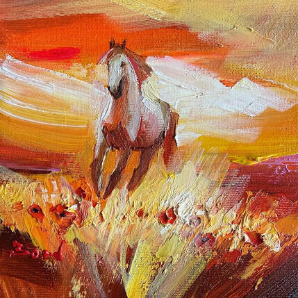 Painting The gentle soveriegn by Bond Tetiana | Painting Figurative Oil