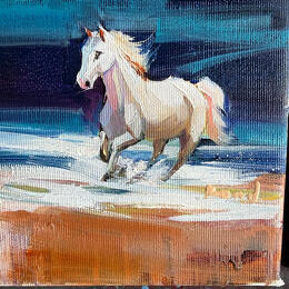 Peinture Pastoral reverie par Bond Tetiana | Tableau Figuratif Huile
