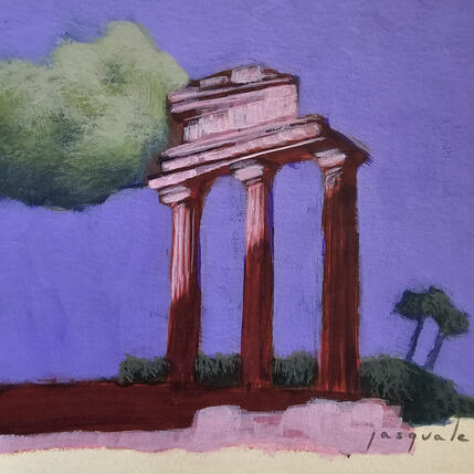 Peinture Colonnes par Pasquale | Tableau