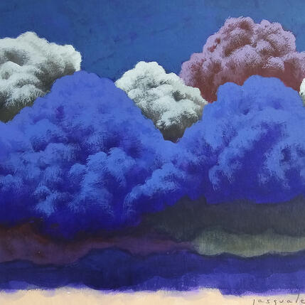 Peinture Les cieux cléments par Pasquale | Tableau