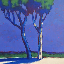 Painting Les géants by Pasquale | Painting