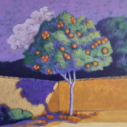 Peinture Oranger n°1 par Pasquale | Tableau