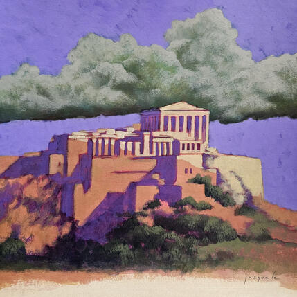 Peinture Acropole par Pasquale | Tableau