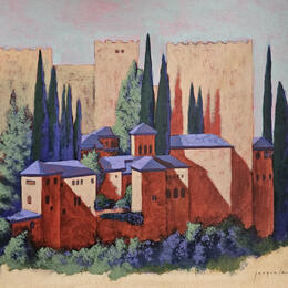Painting Alhambra by Pasquale | Painting