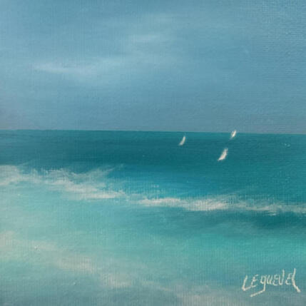 Painting La côte ouest  by Le Guével Frédéric  | Painting Figurative Oil Marine