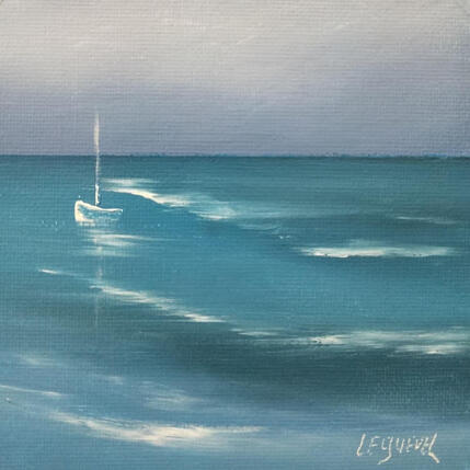 Painting Transparence  by Le Guével Frédéric  | Painting Figurative Oil Marine