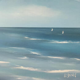 Painting Passion partagée  by Le Guével Frédéric  | Painting Figurative Oil Marine, Pop icons