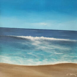 Painting Plaisir matinal  by Le Guével Frédéric  | Painting Figurative Oil Marine