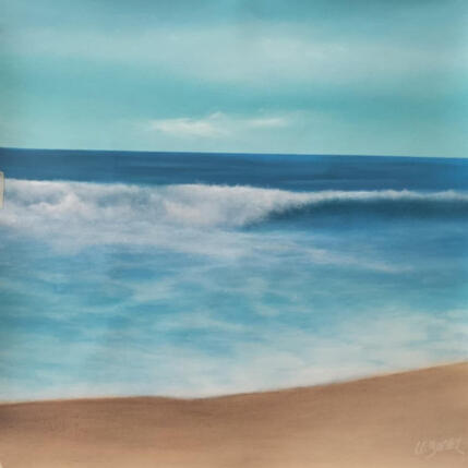 Peinture Un matin calme  par Le Guével Frédéric  | Tableau Figuratif Huile Marine