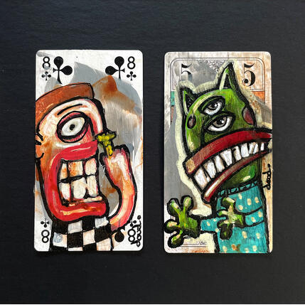 Gemälde Miam-miam von Doudoudidon | Gemälde