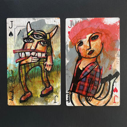 Peinture Punk un jour par Doudoudidon | Tableau