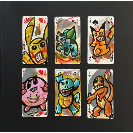 Painting Pique à choux band by Doudoudidon | Painting Raw art Acrylic