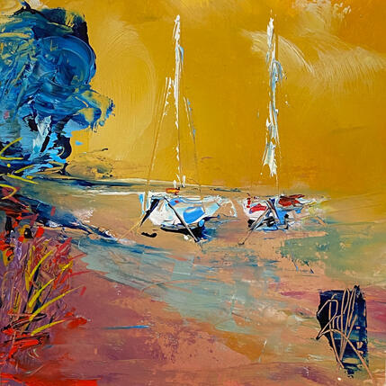 Pintura Rêverie por Raffin Christian | Pintura