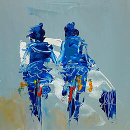 Painting Tous les Deux by Raffin Christian | Painting