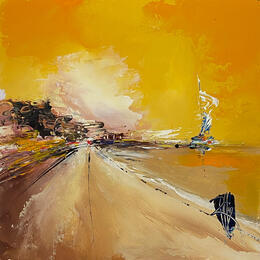 Painting Orangé by Raffin Christian | Painting