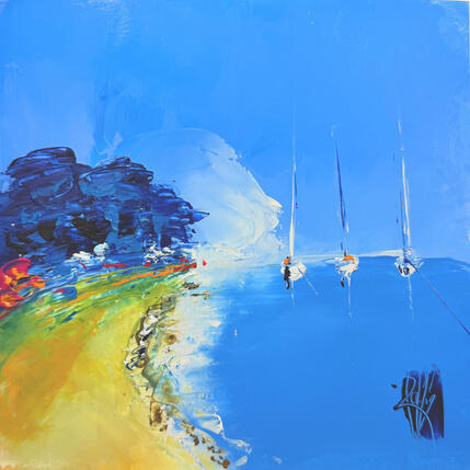 Painting Ancrage by Raffin Christian | Painting