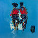 Painting Enlacés by Raffin Christian | Painting Figurative Life style Oil